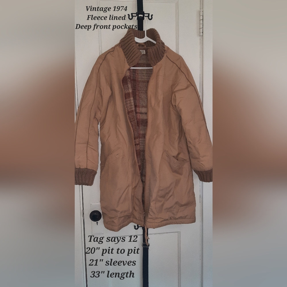 1974 Korean fleece lined coat